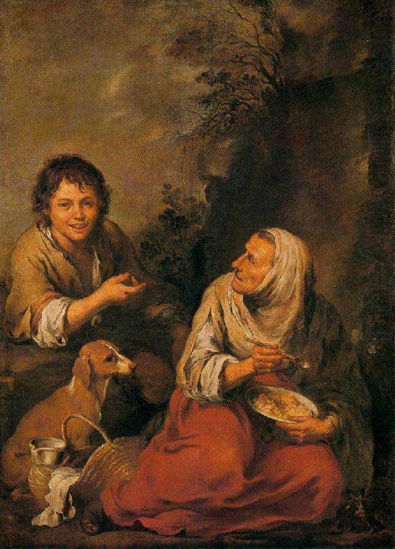 Bartolome Esteban Murillo Old Woman and Boy china oil painting image